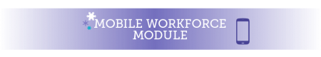 icône du module de main-d'œuvre mobile