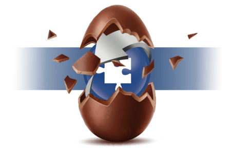 El huevo de Pascua del logotipo de Creative Software Solutions