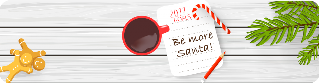 be more santa banner