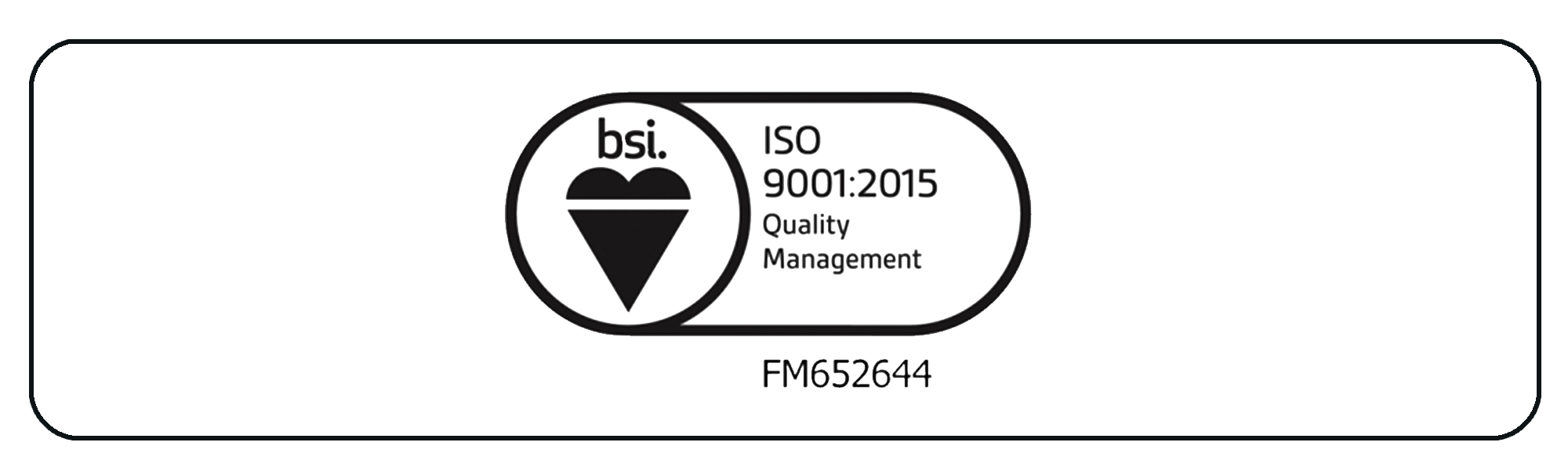 bsi quality management iso 9001:2015 banner