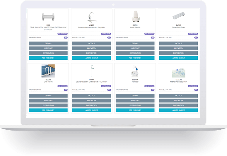 sales order processing screen on a laptop