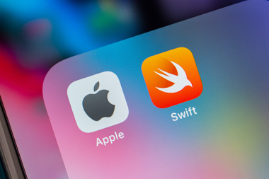 apple and swift and iphone screen